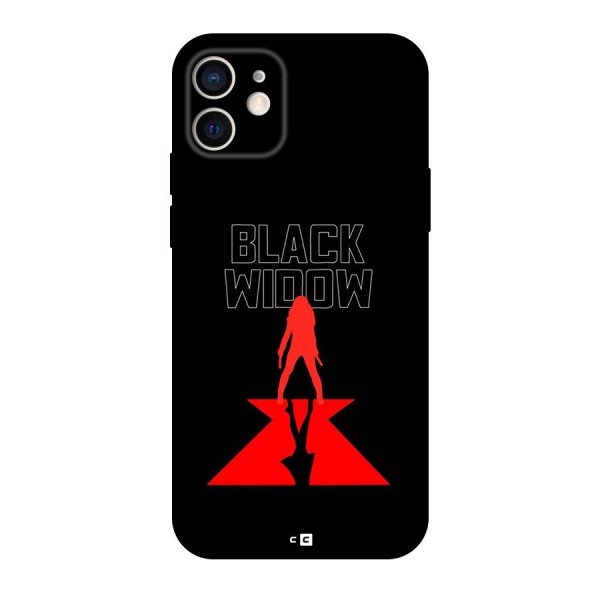 Black Widow Back Case for iPhone 12 Pro